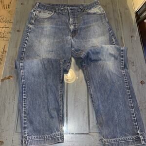 Carhartt Men’s FRB150PRW FR Flame-Resistant Relaxed Fit Jeans Pants 36x29 Hemmed